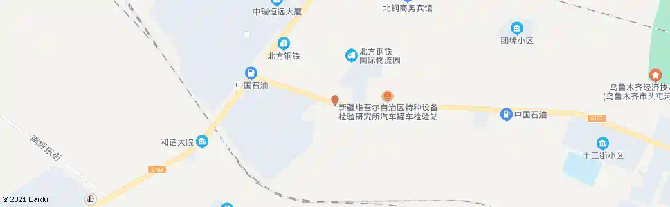 乌鲁木齐钢材市场_公交站地图_乌鲁木齐公交_妙搜公交查询2024