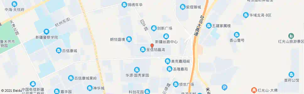 乌鲁木齐四平路_公交站地图_乌鲁木齐公交_妙搜公交查询2024