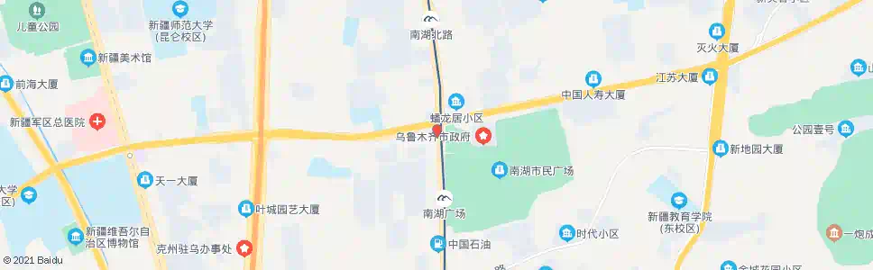 乌鲁木齐电信公司_公交站地图_乌鲁木齐公交_妙搜公交查询2024