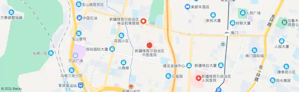 乌鲁木齐中医院_公交站地图_乌鲁木齐公交_妙搜公交查询2024