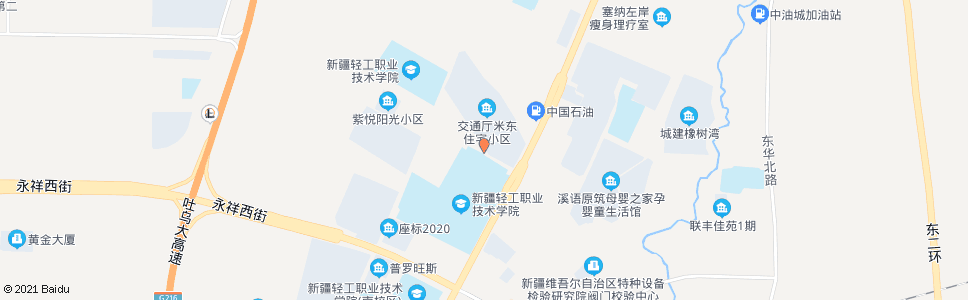 乌鲁木齐外贸学校_公交站地图_乌鲁木齐公交_妙搜公交查询2024