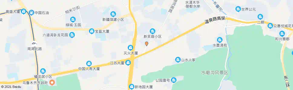 乌鲁木齐温泉路口_公交站地图_乌鲁木齐公交_妙搜公交查询2024