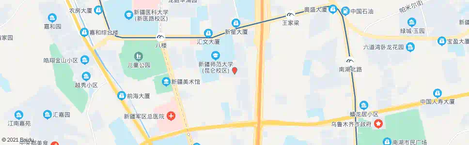 乌鲁木齐新城花园_公交站地图_乌鲁木齐公交_妙搜公交查询2024