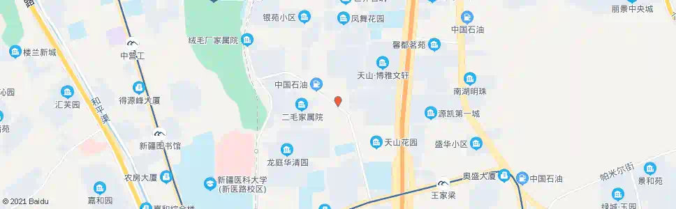 乌鲁木齐毛纺厂_公交站地图_乌鲁木齐公交_妙搜公交查询2024