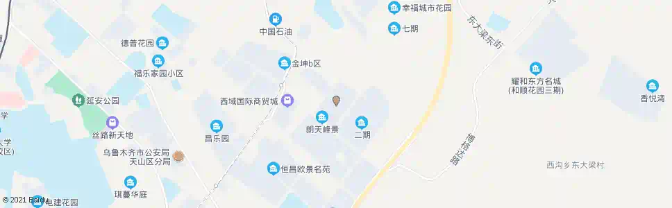 乌鲁木齐朗天一期_公交站地图_乌鲁木齐公交_妙搜公交查询2024