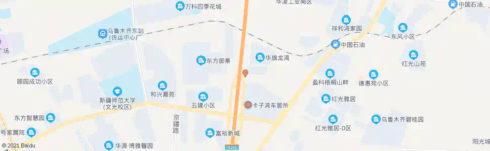 乌鲁木齐卡子湾管理处_公交站地图_乌鲁木齐公交_妙搜公交查询2024