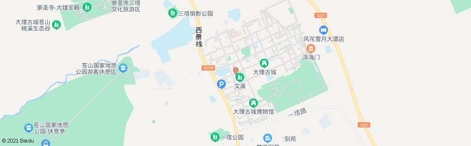 大理洋人街_公交站地图_大理公交_妙搜公交查询2024