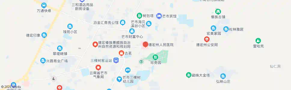 德宏芒市医院_公交站地图_德宏公交_妙搜公交查询2024