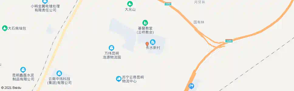 昆明工人新村(西南水洲)_公交站地图_昆明公交_妙搜公交查询2024