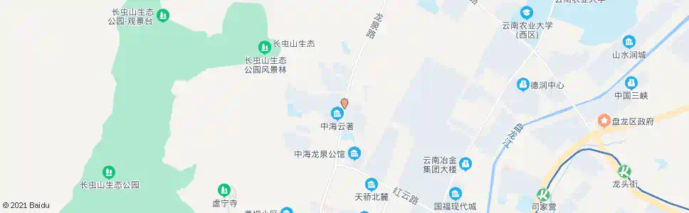 昆明小麦溪_公交站地图_昆明公交_妙搜公交查询2024