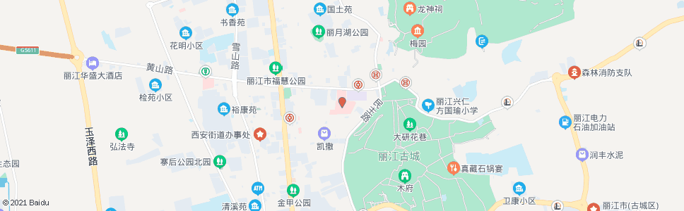 丽江市人民医院_公交站地图_丽江公交_妙搜公交查询2024