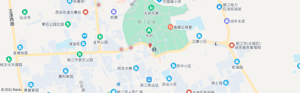 丽江忠义市场_公交站地图_丽江公交_妙搜公交查询2024