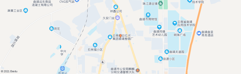 曲靖烟厂生活区(G320)_公交站地图_曲靖公交_妙搜公交查询2024