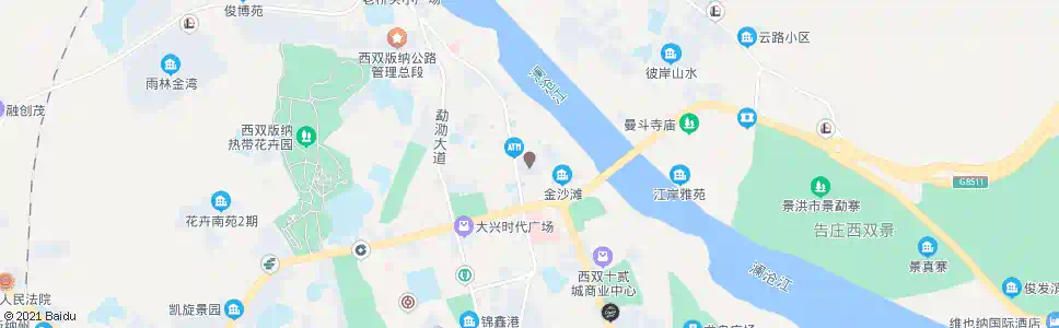 西双版纳金地大酒店_公交站地图_西双版纳公交_妙搜公交查询2024