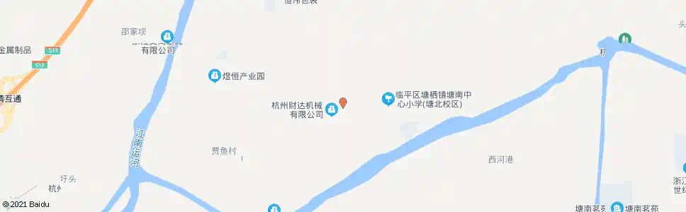 杭州塘北村_公交站地图_杭州公交_妙搜公交查询2024