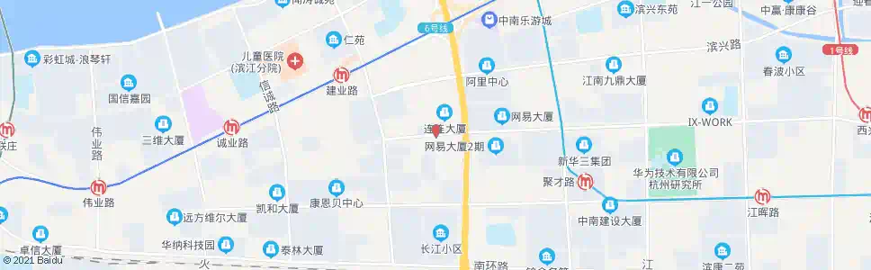 杭州滨安路时代大道口_公交站地图_杭州公交_妙搜公交查询2024