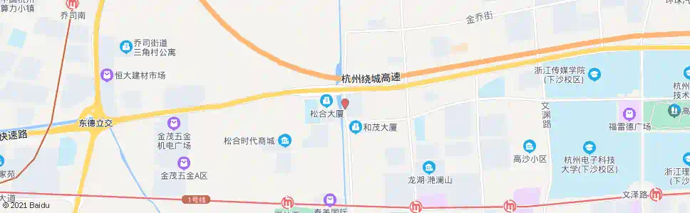 杭州幸福南路学源街口_公交站地图_杭州公交_妙搜公交查询2024