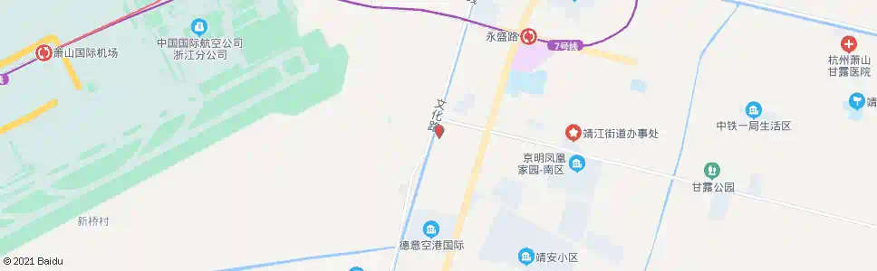 杭州靖江老街_公交站地图_杭州公交_妙搜公交查询2024