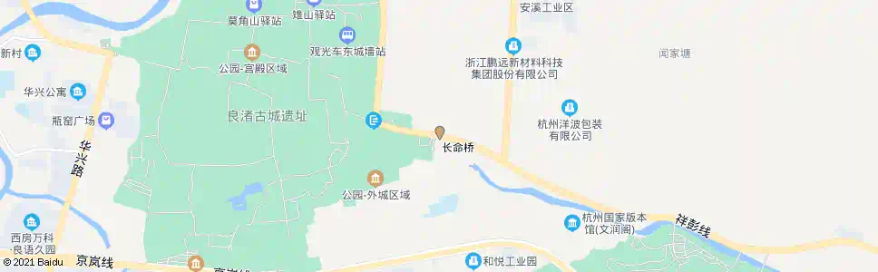 杭州长命桥_公交站地图_杭州公交_妙搜公交查询2024