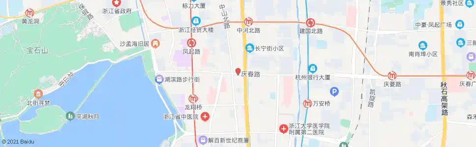 杭州众安桥_公交站地图_杭州公交_妙搜公交查询2024