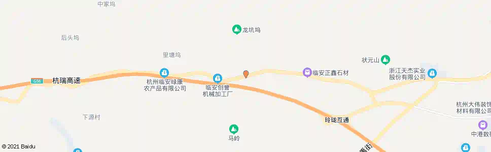 杭州台上路口_公交站地图_杭州公交_妙搜公交查询2024