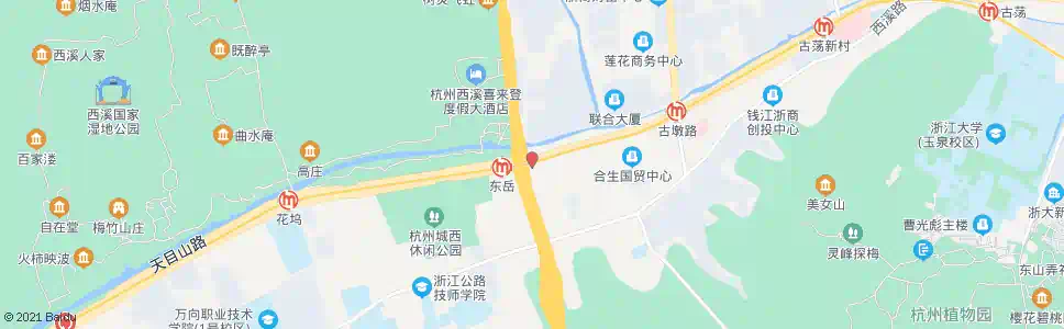 杭州大庆寺环岛_公交站地图_杭州公交_妙搜公交查询2024