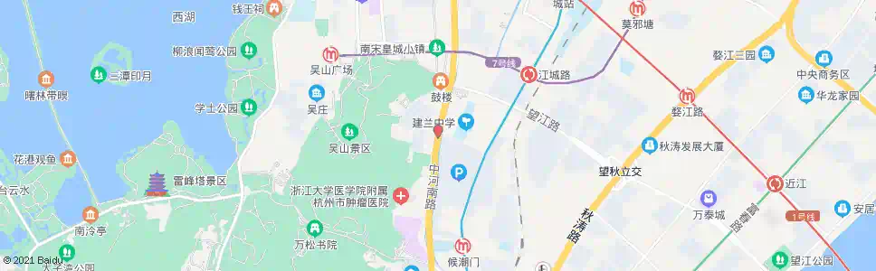 杭州江桥_公交站地图_杭州公交_妙搜公交查询2024