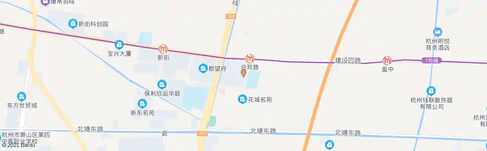 杭州江南村_公交站地图_杭州公交_妙搜公交查询2024