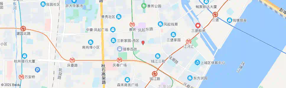 杭州钱江六苑_公交站地图_杭州公交_妙搜公交查询2024