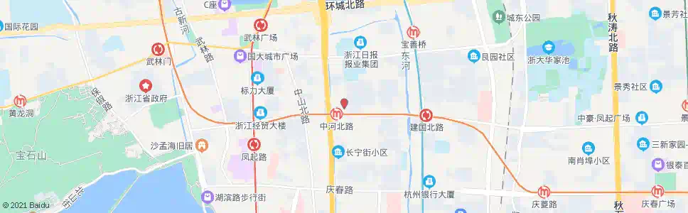 杭州中学路口_公交站地图_杭州公交_妙搜公交查询2024