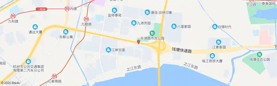 杭州杨公村东_公交站地图_杭州公交_妙搜公交查询2024