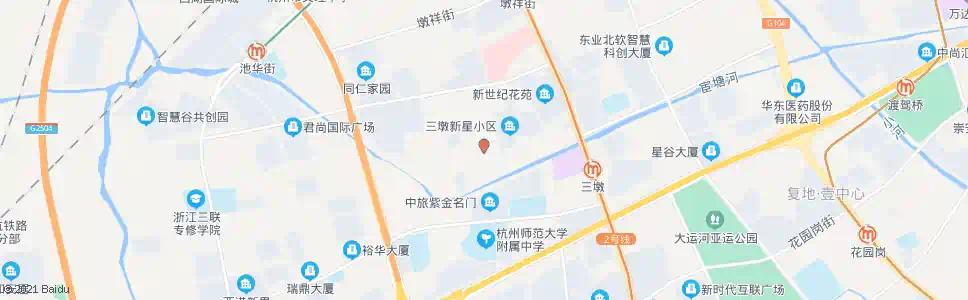 杭州三墩镇政府_公交站地图_杭州公交_妙搜公交查询2024