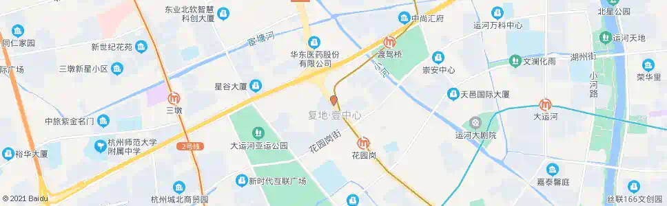 杭州花园岗_公交站地图_杭州公交_妙搜公交查询2024