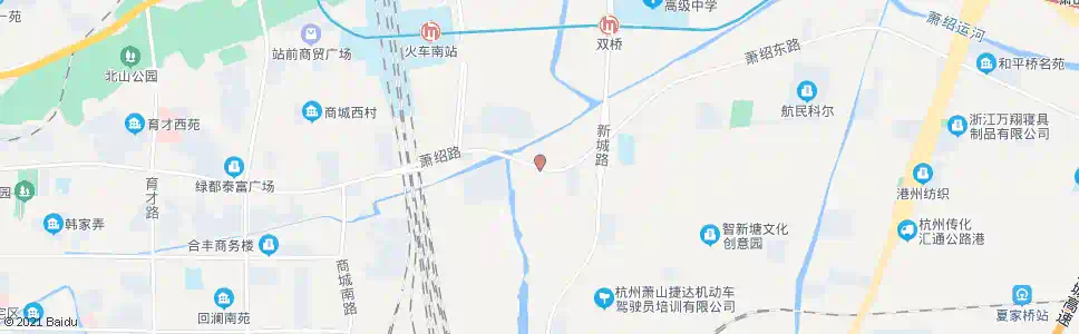 杭州萧山激光医院_公交站地图_杭州公交_妙搜公交查询2024