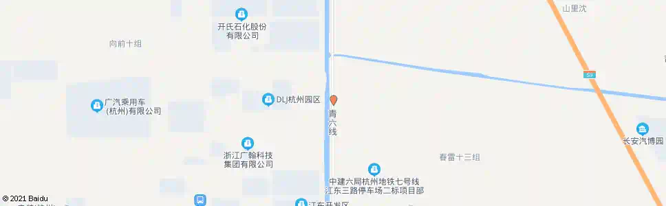 杭州春蕾村口_公交站地图_杭州公交_妙搜公交查询2024