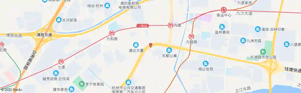 杭州艮山路杭海路口_公交站地图_杭州公交_妙搜公交查询2024