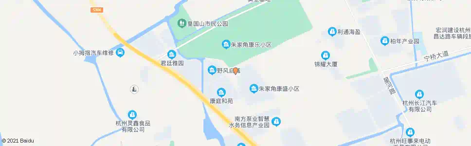 杭州朱家角小学_公交站地图_杭州公交_妙搜公交查询2024