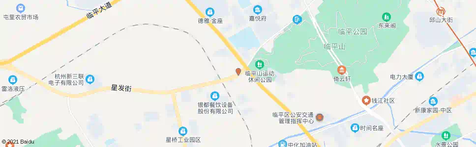 杭州道古寺(星光街)_公交站地图_杭州公交_妙搜公交查询2024