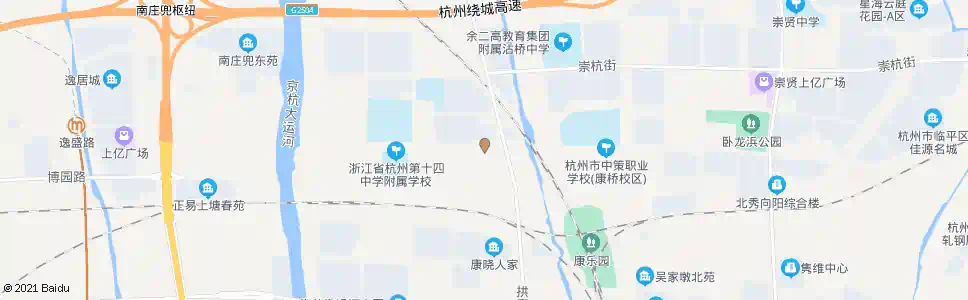 杭州拱康路龙腾街口_公交站地图_杭州公交_妙搜公交查询2024