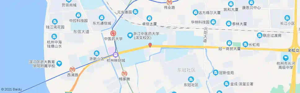 杭州滨文路明德路口_公交站地图_杭州公交_妙搜公交查询2024