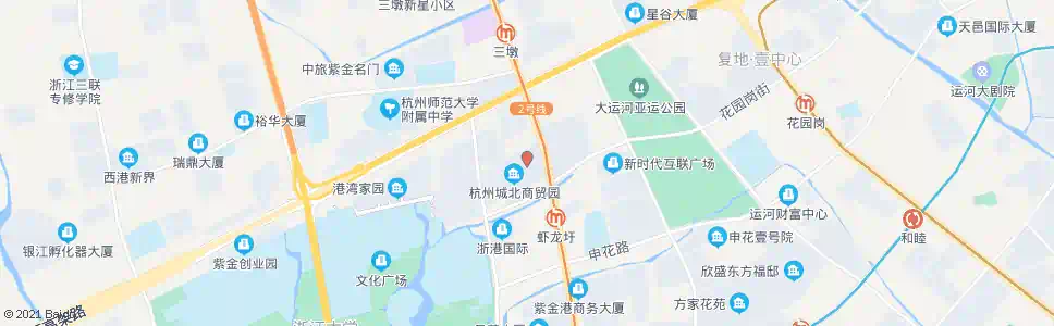 杭州华东陶瓷建材市场_公交站地图_杭州公交_妙搜公交查询2024