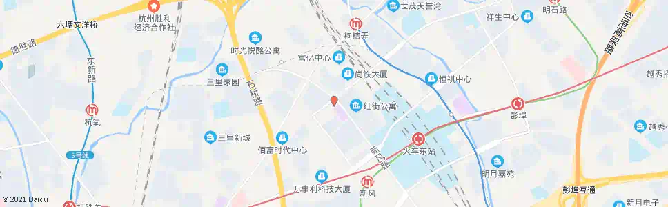 杭州北市场_公交站地图_杭州公交_妙搜公交查询2024