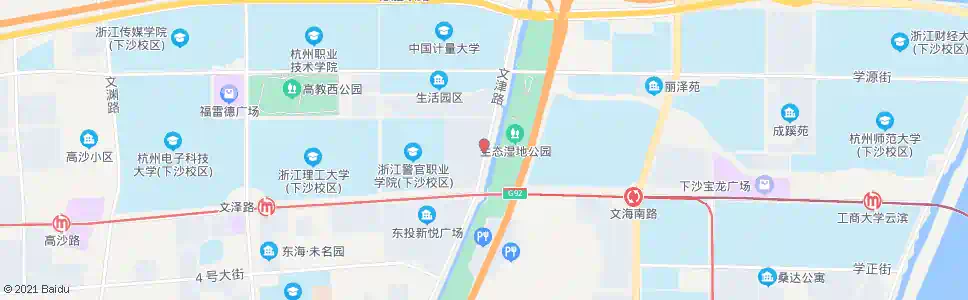 杭州下沙高教文津站_公交站地图_杭州公交_妙搜公交查询2024