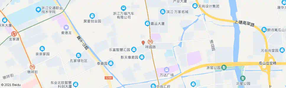 杭州祥园路杭行路口_公交站地图_杭州公交_妙搜公交查询2024