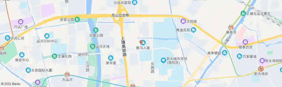 杭州蔡马_公交站地图_杭州公交_妙搜公交查询2024