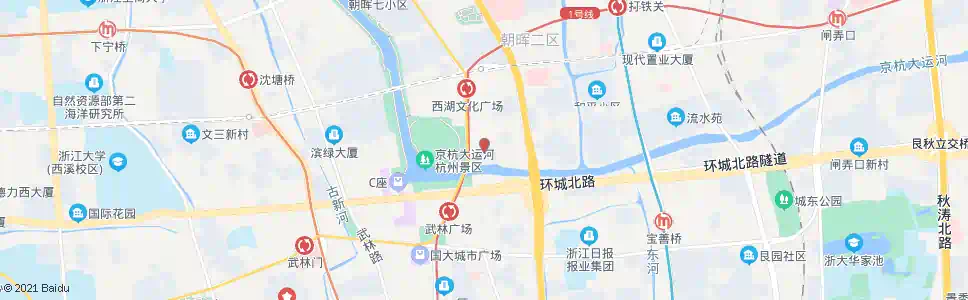 杭州中北桥_公交站地图_杭州公交_妙搜公交查询2024