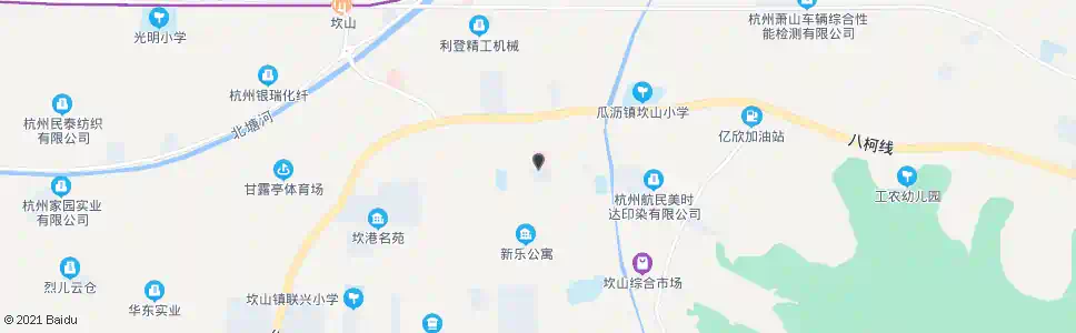 杭州坎山医院_公交站地图_杭州公交_妙搜公交查询2024