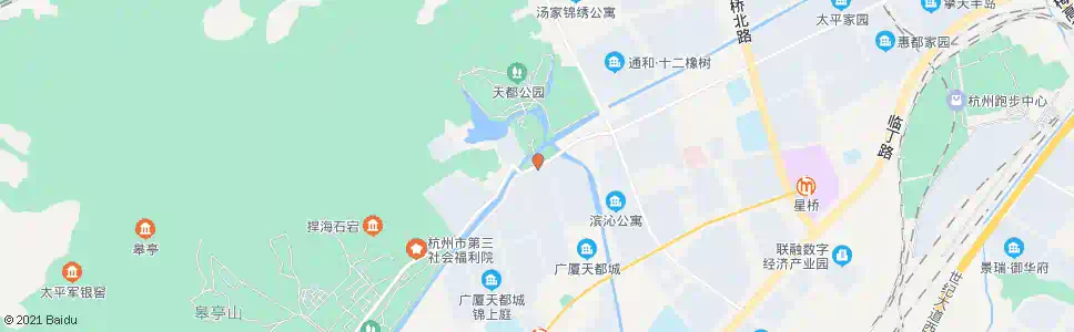 杭州天都公园_公交站地图_杭州公交_妙搜公交查询2024