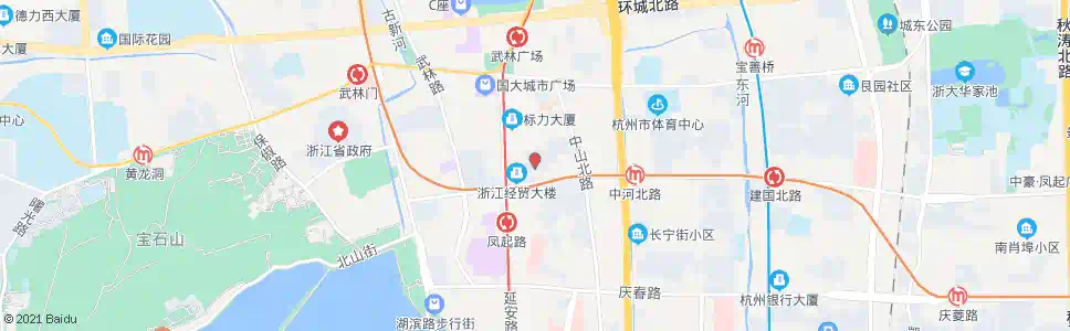 杭州凤起路皇亲巷_公交站地图_杭州公交_妙搜公交查询2024