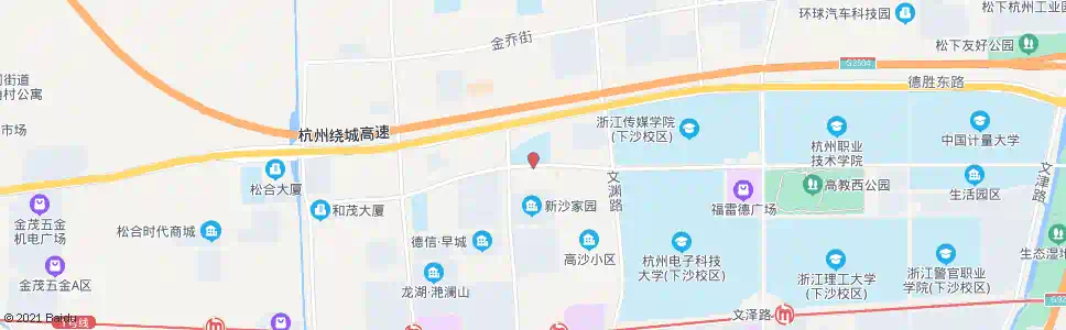 杭州学源街银沙路口_公交站地图_杭州公交_妙搜公交查询2024